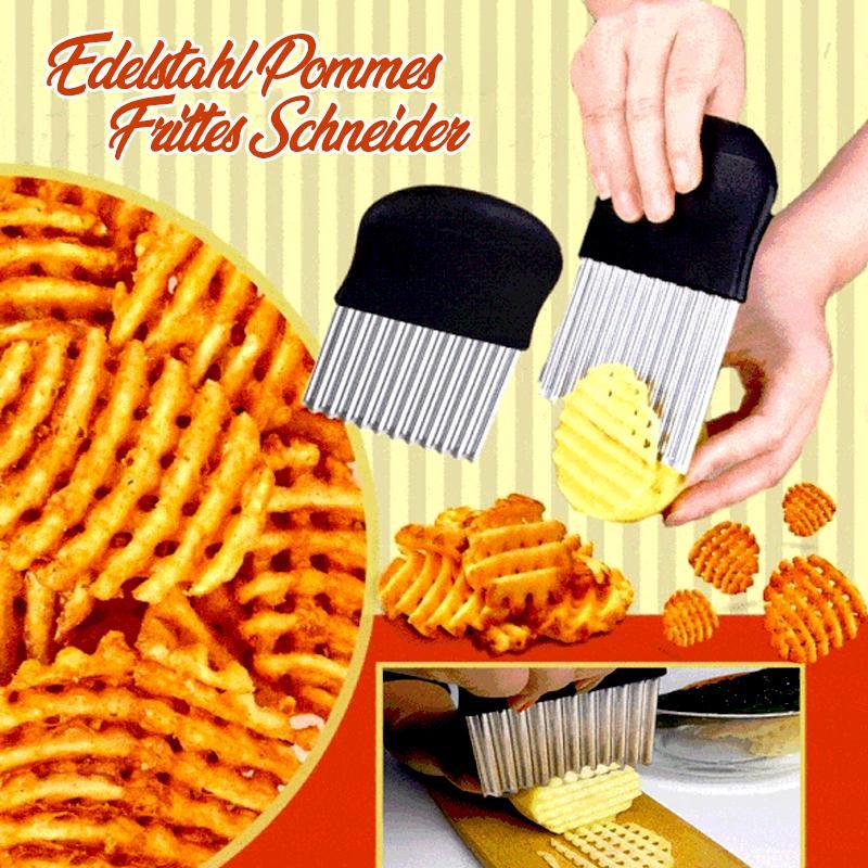 Edelstahl Pommes Frittes Schneider