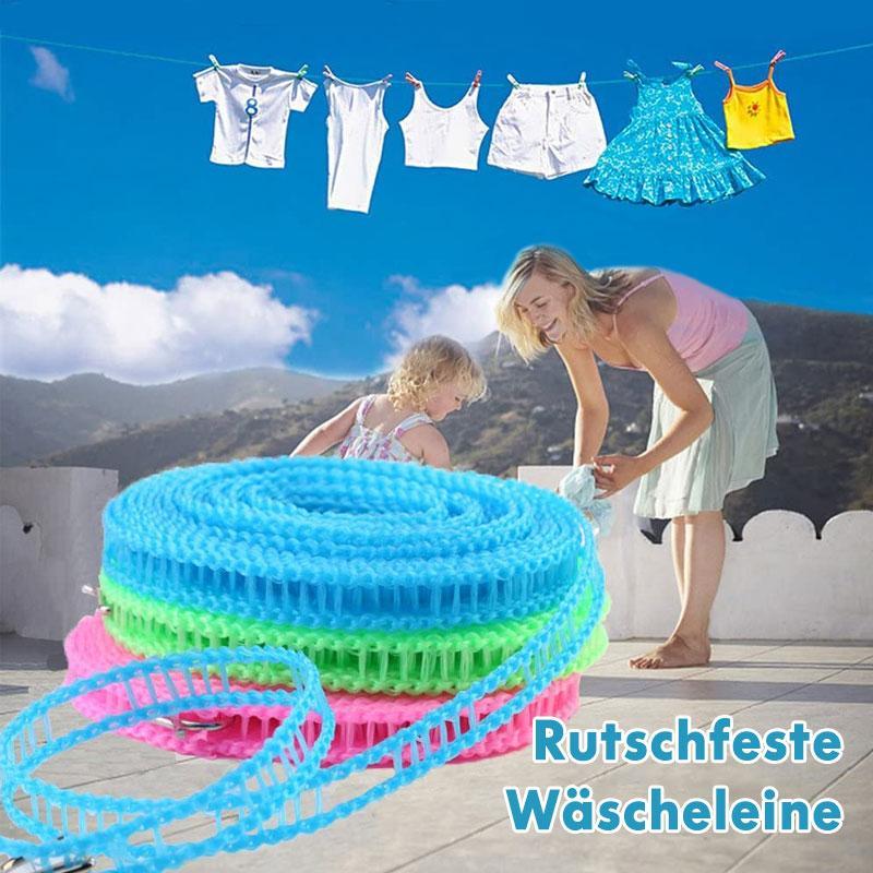 Rutschfeste Wäscheleine (3 Stück)