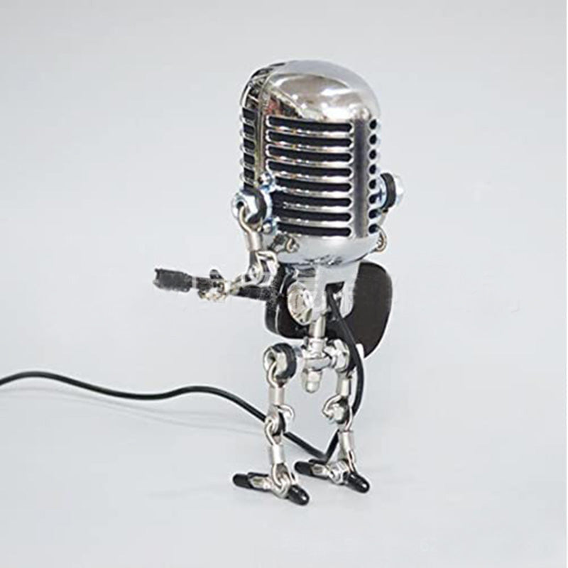Retro Mikrofon Roboter