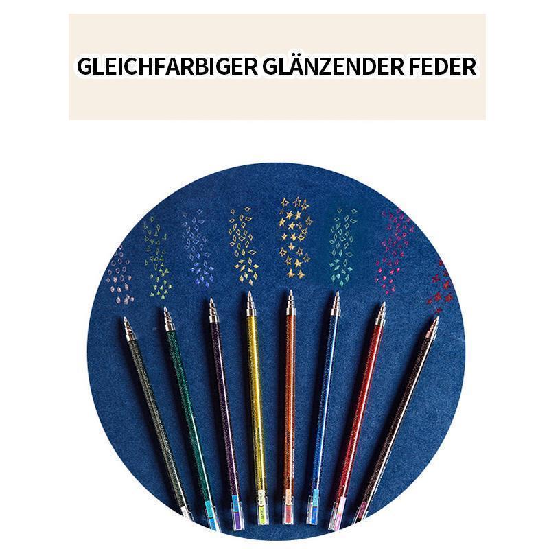 Farbiger glänzender Tintenroller 8 Farben ( 8PCS & 16PCS )