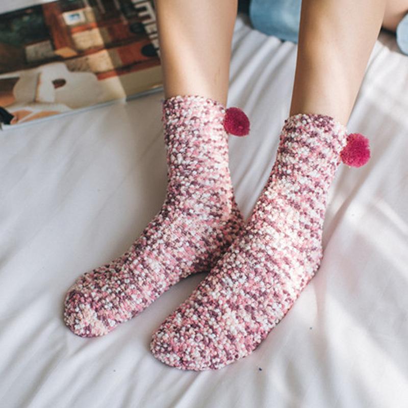 Süße Winter Fuzzy Slipper Socken