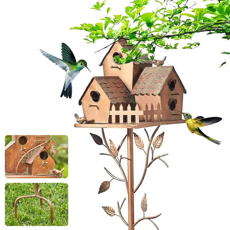 Vogelhaus-Gartenpfähle