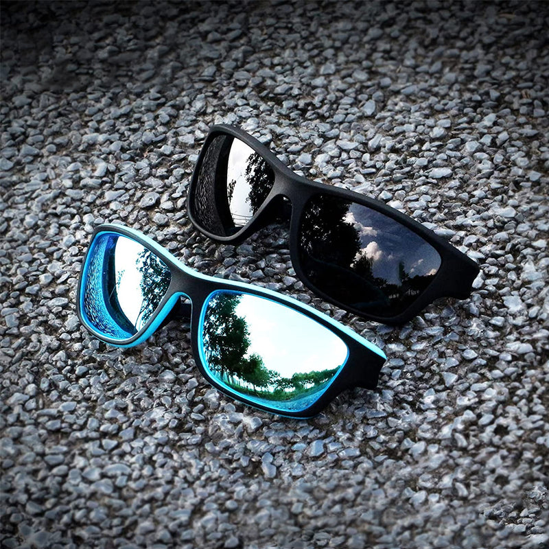 Blendfreie Outdoor-Sportsonnenbrille mit polarisierten Gläsern