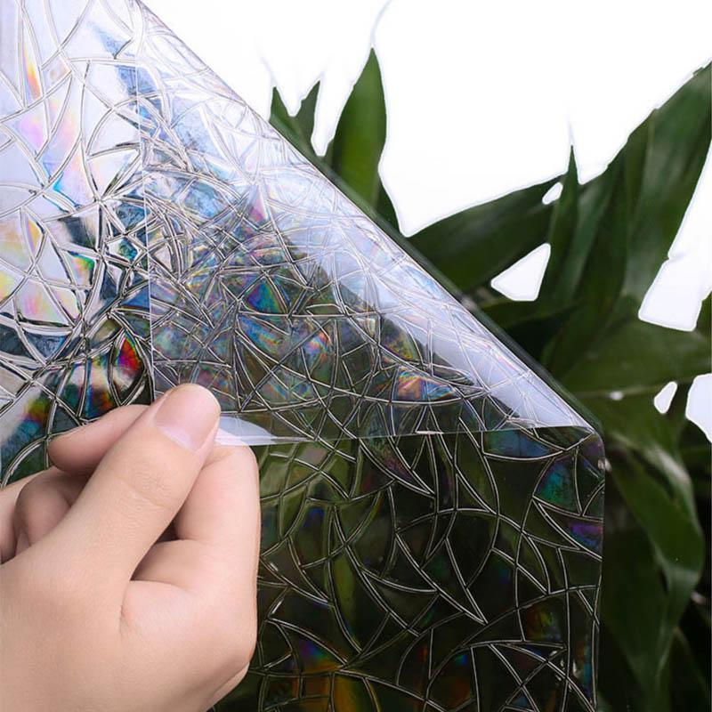 3D-Regenbogenfensterfolie - kein Kleber