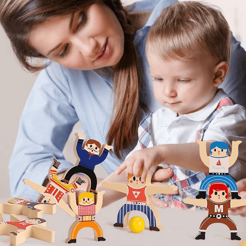 Balance Stapeln Bausteine Kinderspielzeug