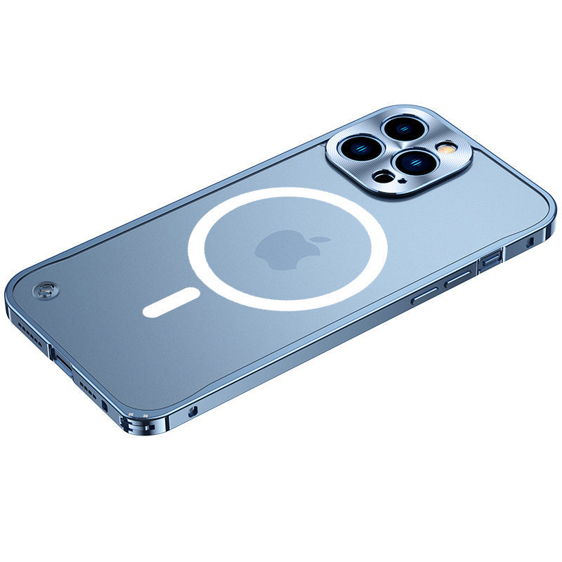 Magnetische Handyhülle für iPhone mit Metallrahmen