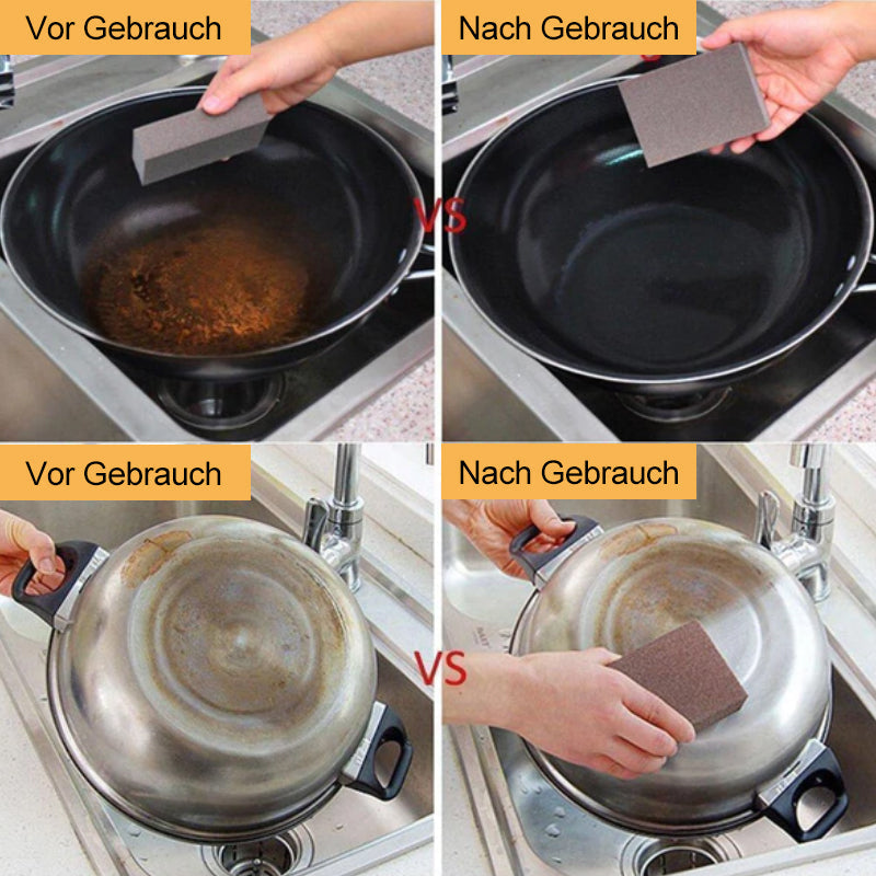 Magisches Küchenrostentfernungswerkzeug Schmirgelschwammbürste (5 Stück)