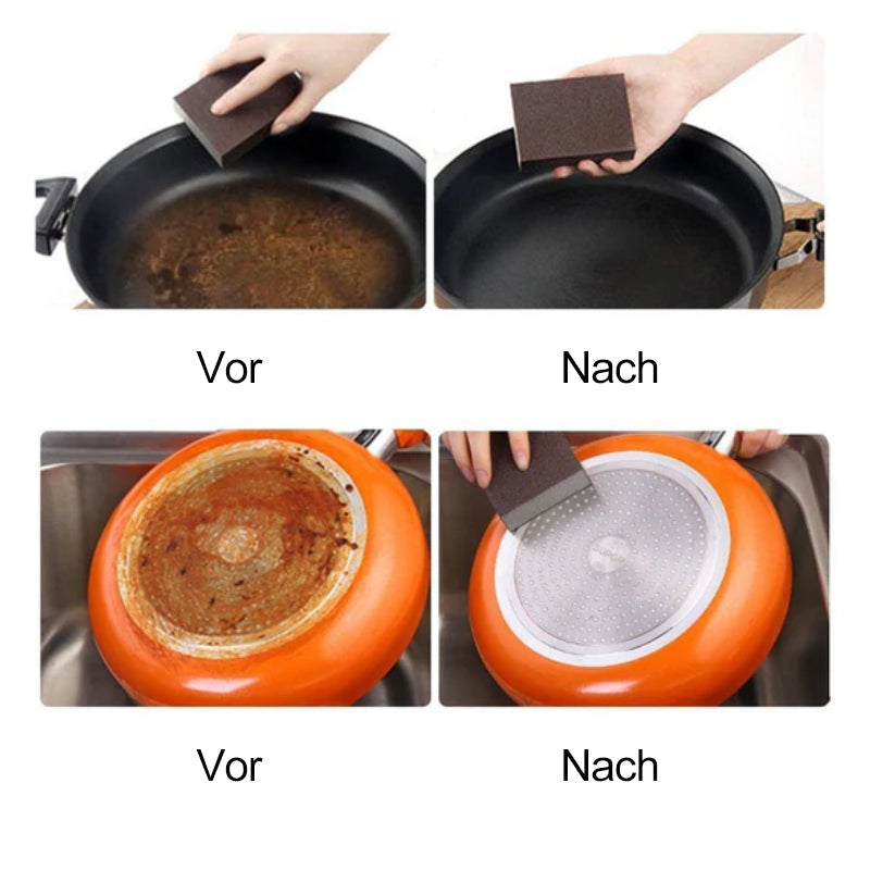 Magisches Küchenrostentfernungswerkzeug Schmirgelschwammbürste (5 Stück)